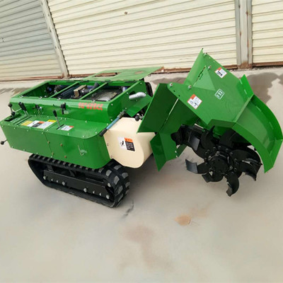 履带式山地果园开沟施肥机与富兴柴油动力翻土微耕机详解